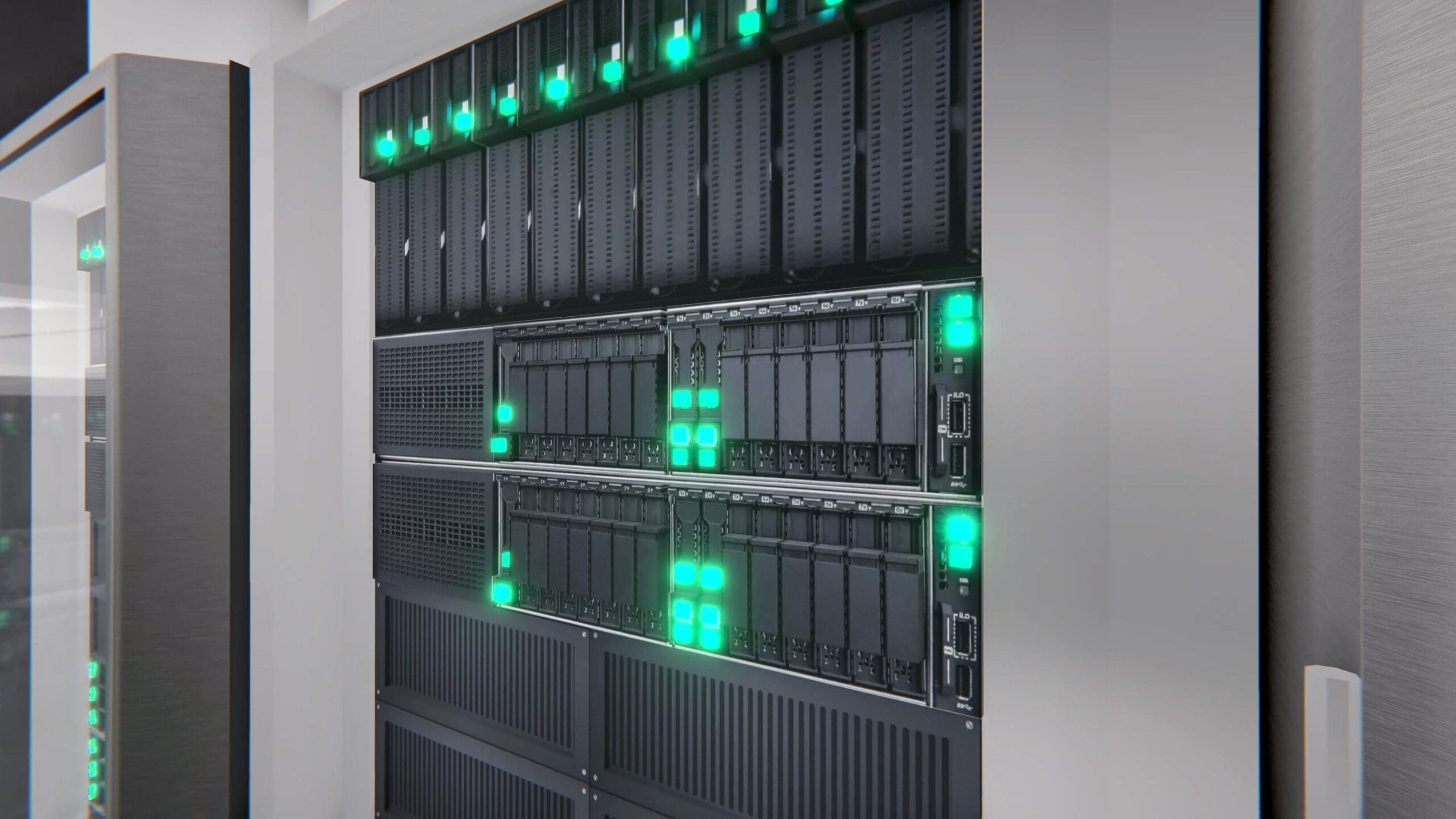 Closeup Server Schrank