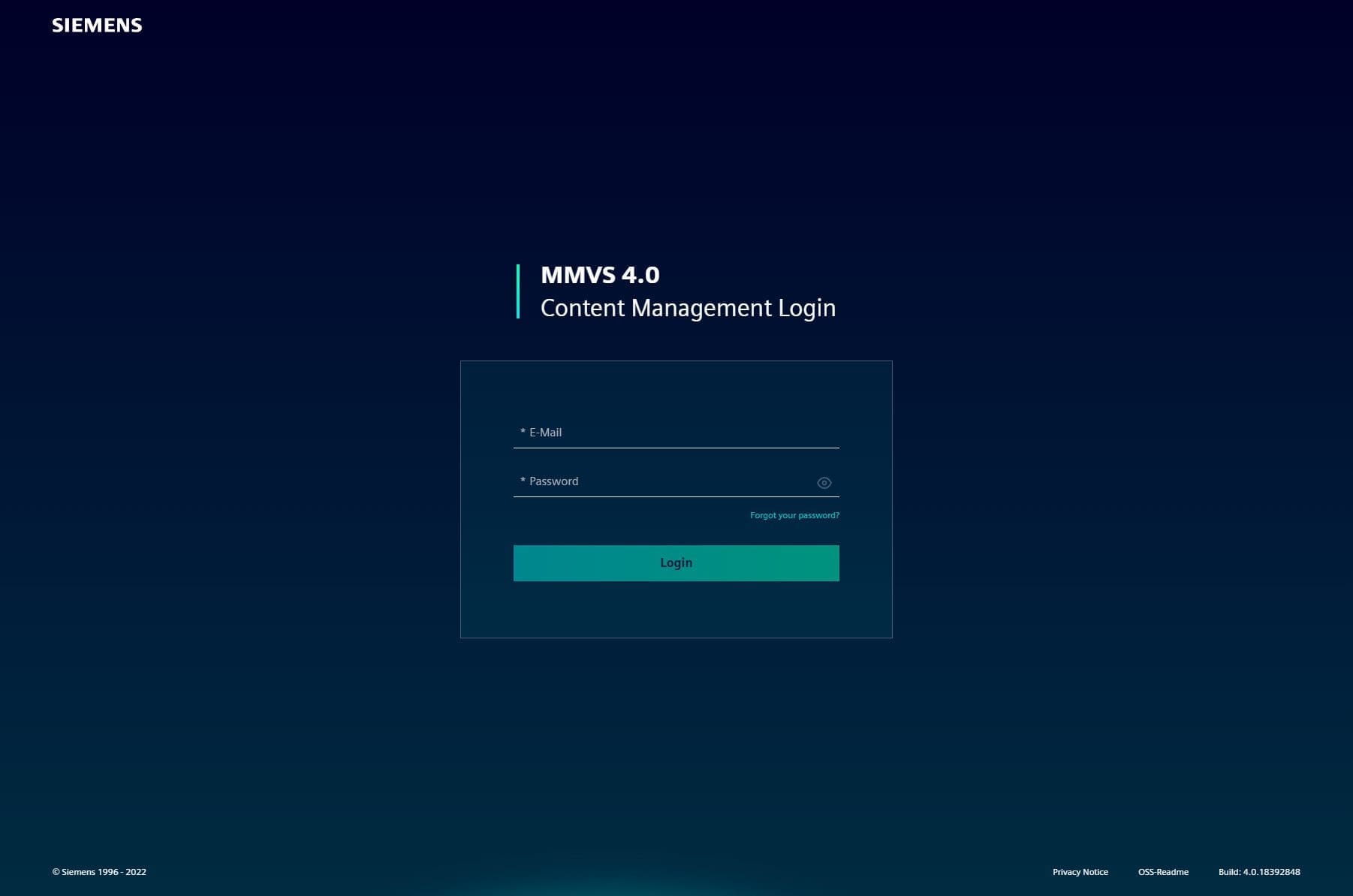 MMVS Login