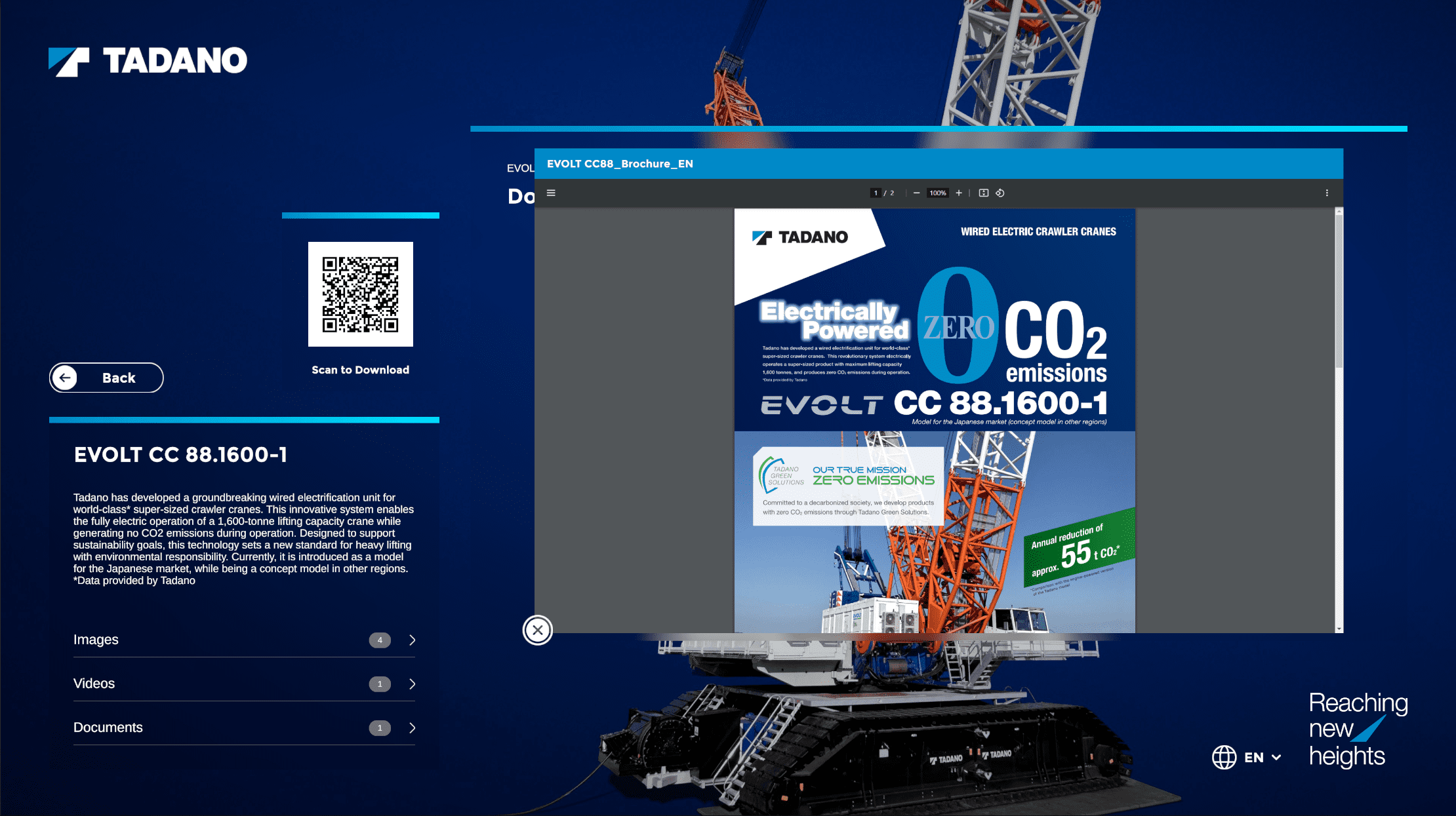 App Screen integrierter PDF Viewer