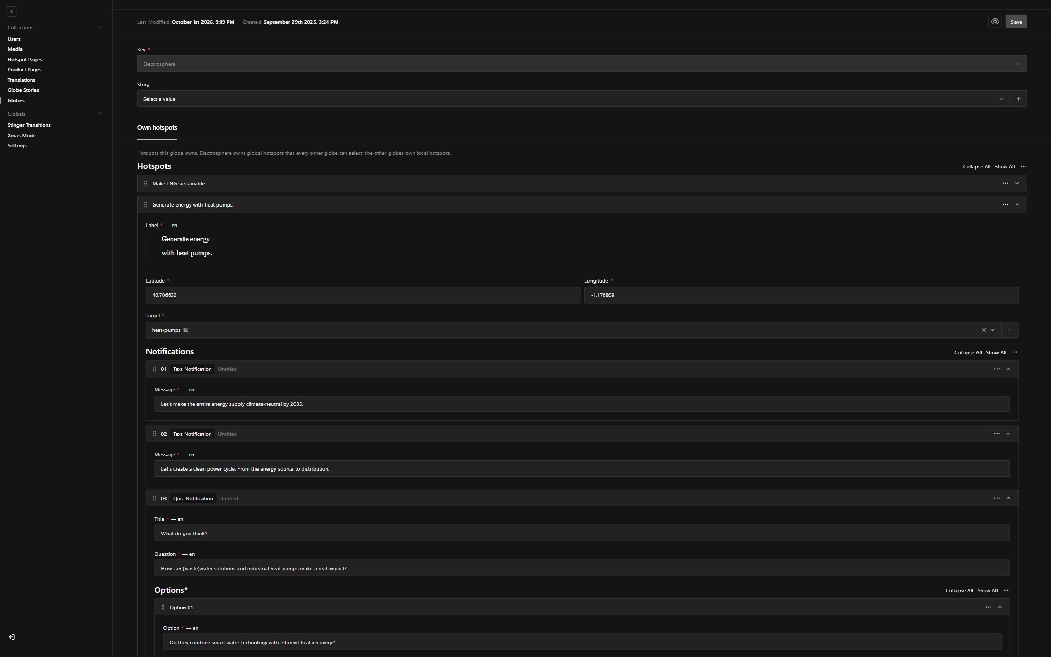 Payload CMS - Hotspots